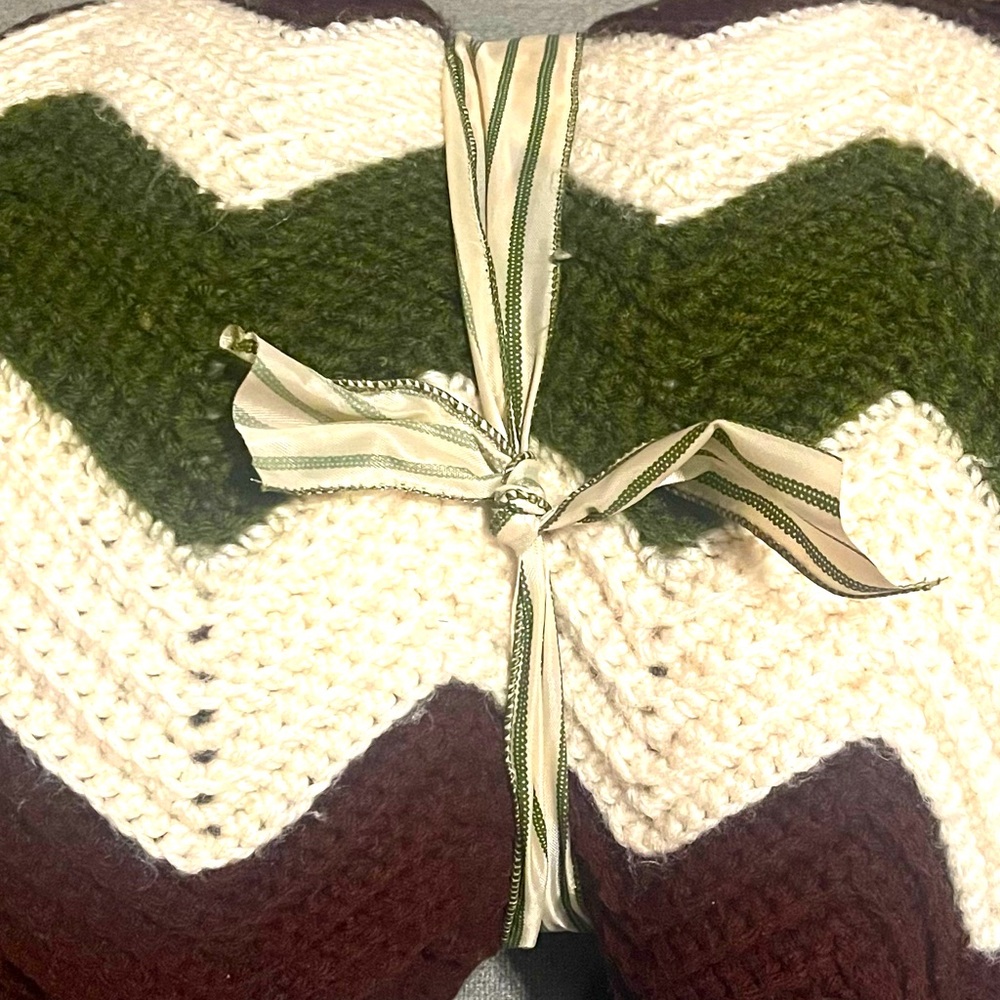 Vintage Granny Core Handcrafted Crocheted Afghan